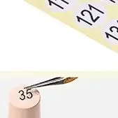 Étiquette autocollante numéro de vernis à ongles 1-200, 15 feuilles, bouteille de colle pour vernis Gel, rouge à lèvres, pointe d'affichage, marque de numérotation, outil de manucure