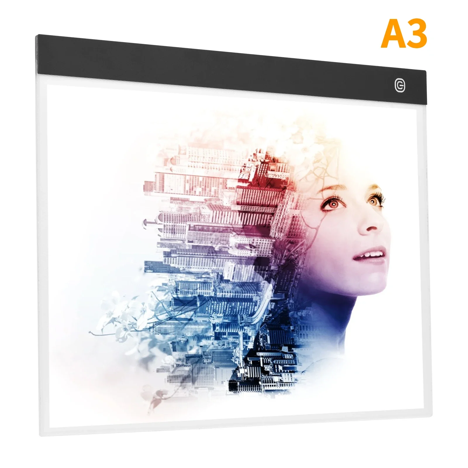 

A3 Copyboard Ultra-thin Light Pad Stepless Brightness Translucent Drawing Board USB Powered Animation Sketching