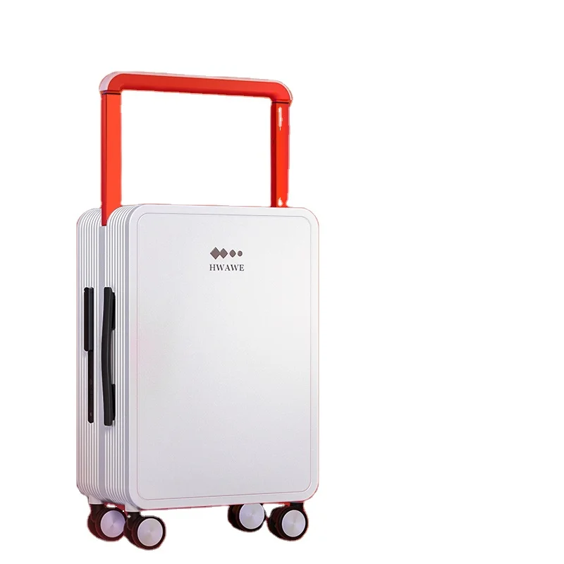 

Leaves king luggage Fashionable Beautiful Lady PCSuitcase Cabin Luggage With Wide trolley and 4 Universal Wheels