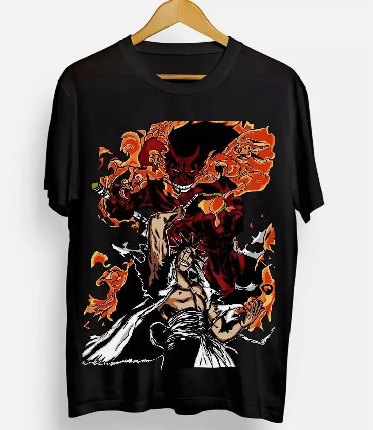 Camiseta Zaraki Kenpachi Bleach Ichigo Bankai Anime Horror regalo camisa todas las tallas