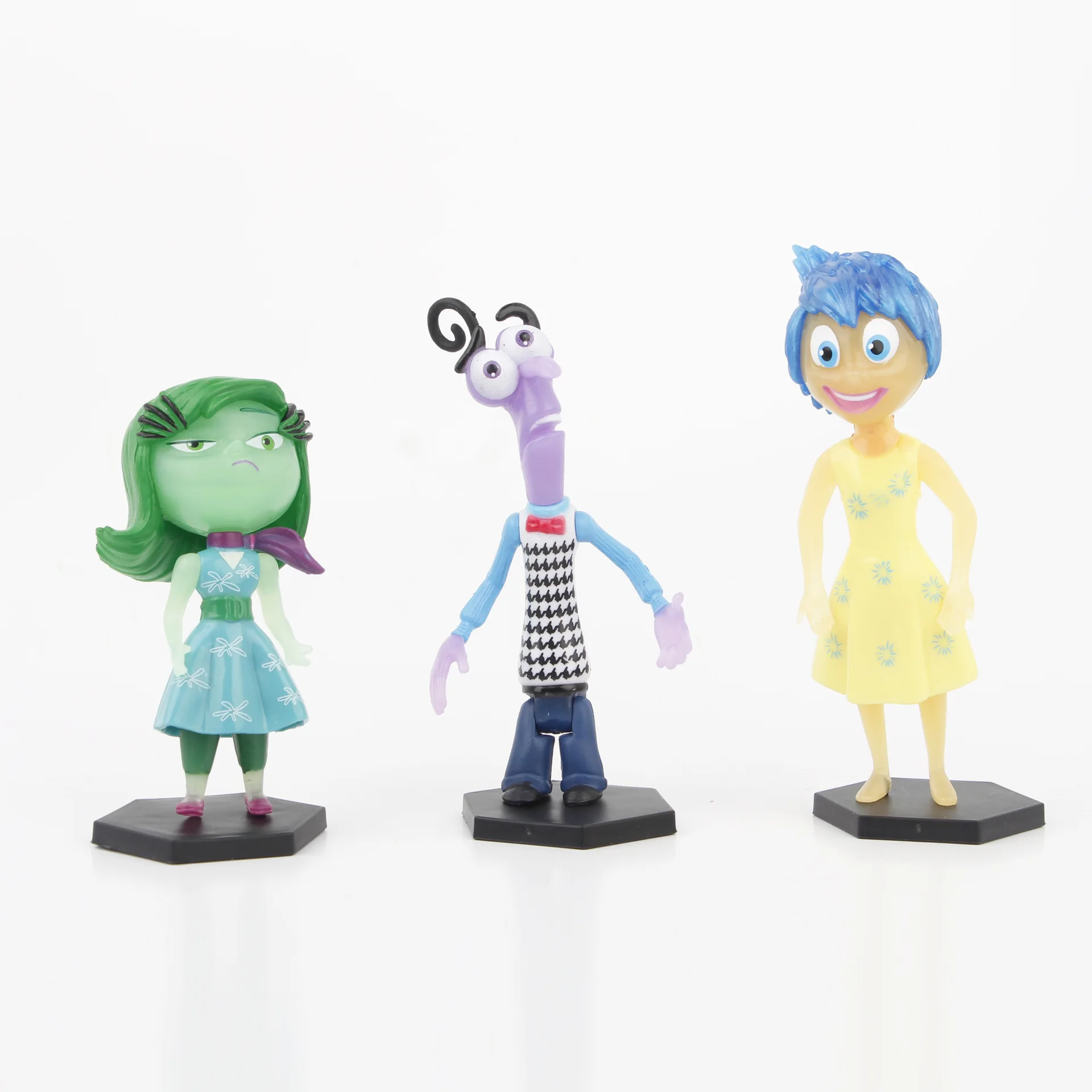 5szt Disney Inside Out Figure Kids Toy Sadness Joy Anger Action Doll Dekoracyjna zabawka na biurko Prezent urodzinowy dla dziecka na Boże Narodzenie