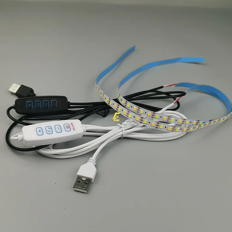 شريط LED للرسم بضوء USB ، متغير بثلاثة ألوان ، طلاء مضيء ساطع ، 3 ألوان ، 5 فولت ، من من من من من من من من نوع USB