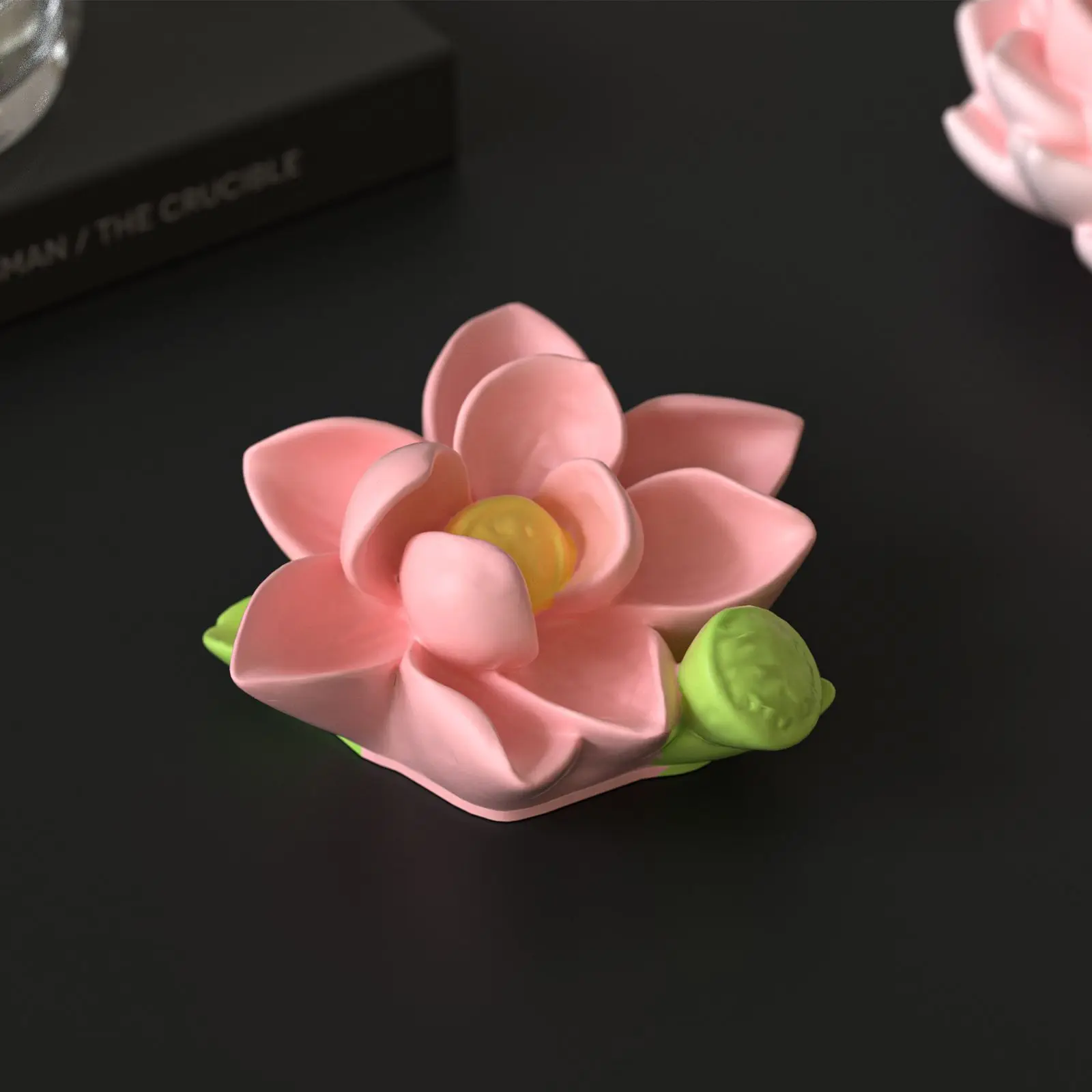 Lotus Flower Mold Lightweight Plaster Diffuser Mold Car Ornament Mold Diy For Home Decor Diy Projects Gift Making