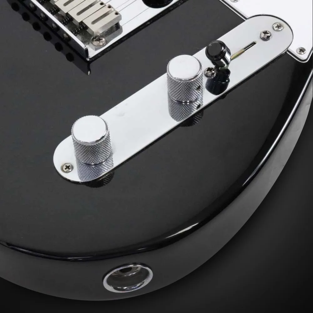 Loaded Control Plate​ Tone and Volume Knob With 3 Way Switch​ ​Prewired Control Plate​ ​With Output Jack​ Prewired Harness​