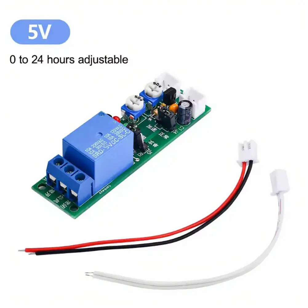 Programmable Timer Adjustable Relay Dynamic Current 45mA 12V DC 5V 12V 24V Supports AC And DC Quiet Current 10mA