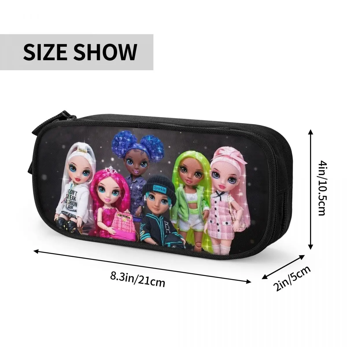 Kotak Pensil Tinggi Rainbow Jr Tas Tempat Pena Baru Tempat Pensil Hadiah Perlengkapan Sekolah Penyimpanan Besar Siswa