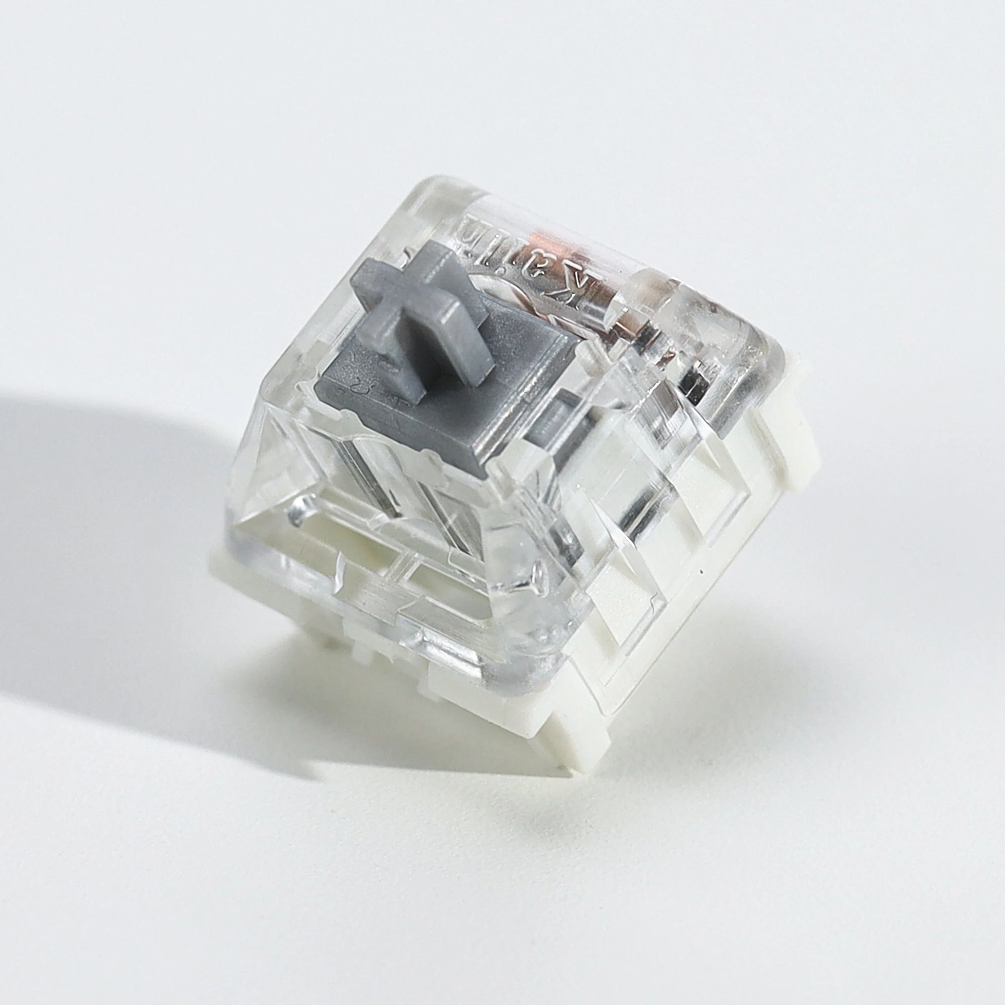 Kailh Speed Silver Switch Mechanische Tastaturschalter, cremig, linear, 3-polig, 40gf, vorgeschmiert, für 60 Gaming-Tastatur-Kit-Schalter – Detail 5