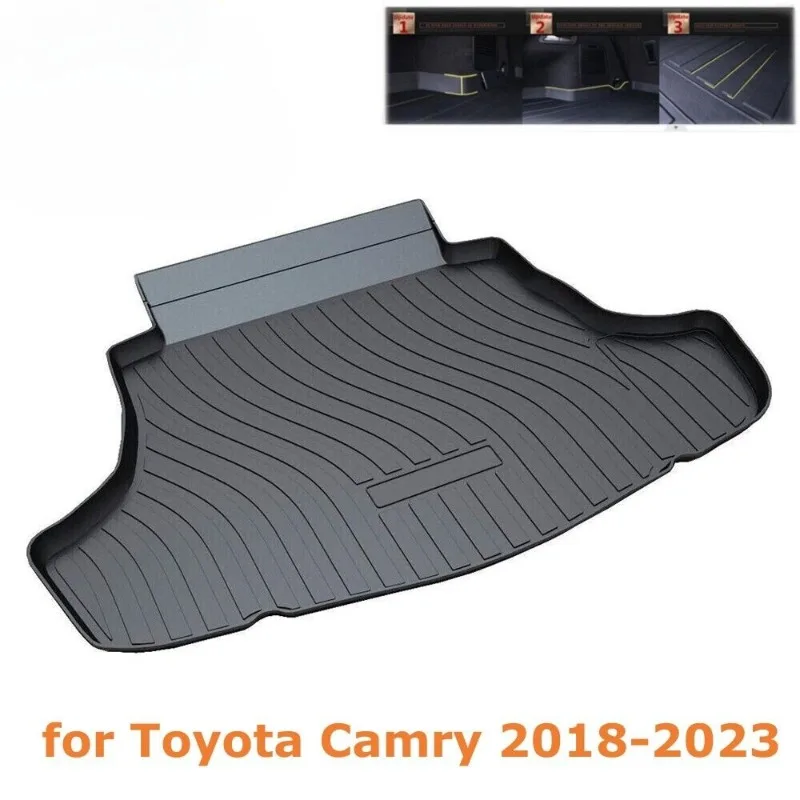 

For 2018-2023 Toyota Camry Rear Cargo Trunk Liner Floor Cover Mat Carpet TPO United States