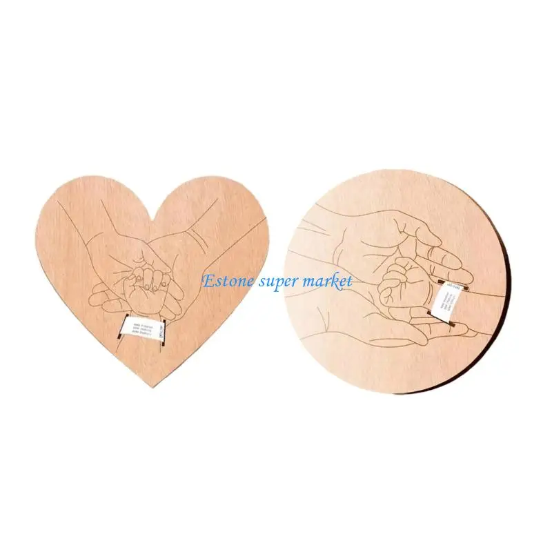 

090B Natural Infant Birth Handcrafted Smooth Design Photo Props Gift