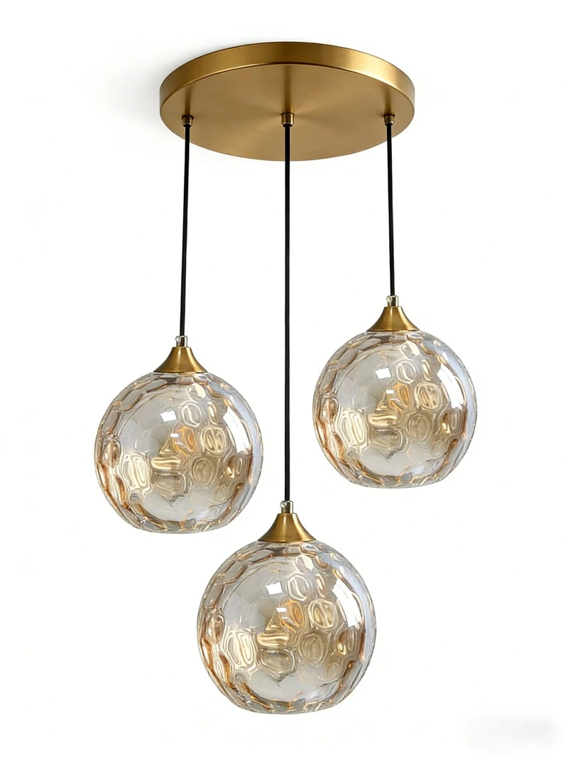 Modern LED Ceiling Pendant Lamp Chandelier Glass Ball Pendant Lights Bedroom Dining Room Decor Bedside Kitchen Fixturs Lustre - view 2
