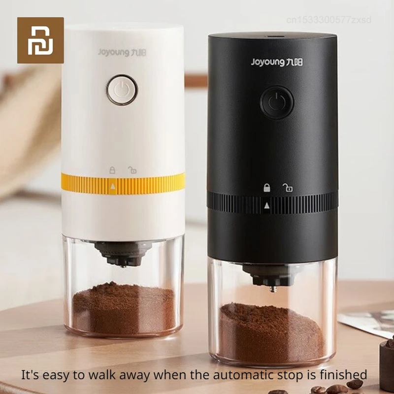 Youpin Electric Household Coffee Bean Grinder Small Portable Fully Automatic Rechargeable Stainless Steel Coffee Grinder Machine