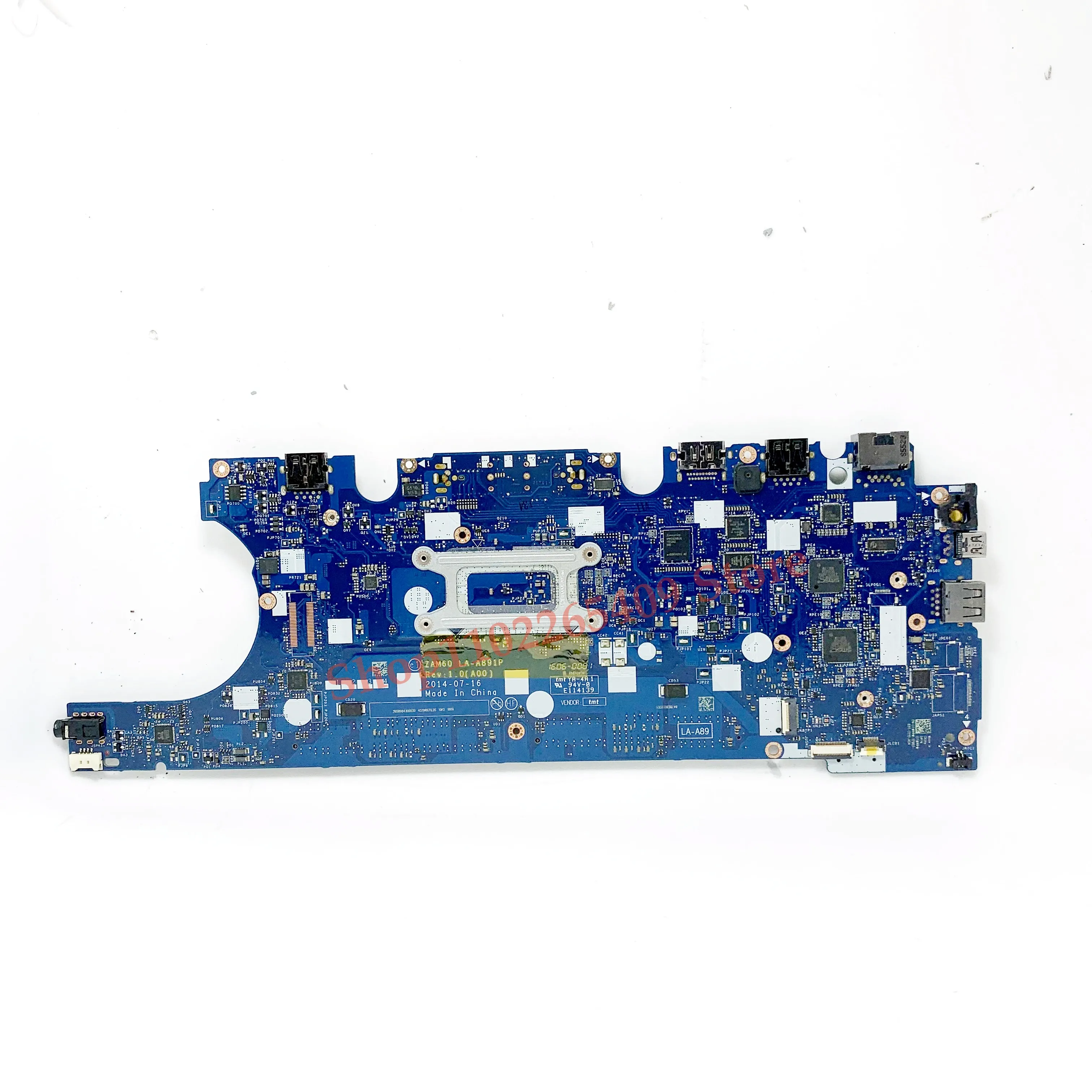 Mainboard 7WRRW 07WRRW CN-07WRRW For Dell Latitude E5250 Laptop Motherboard ZAM60 LA-A891P W/SR23X I5-5300U CPU 100% Full Tested