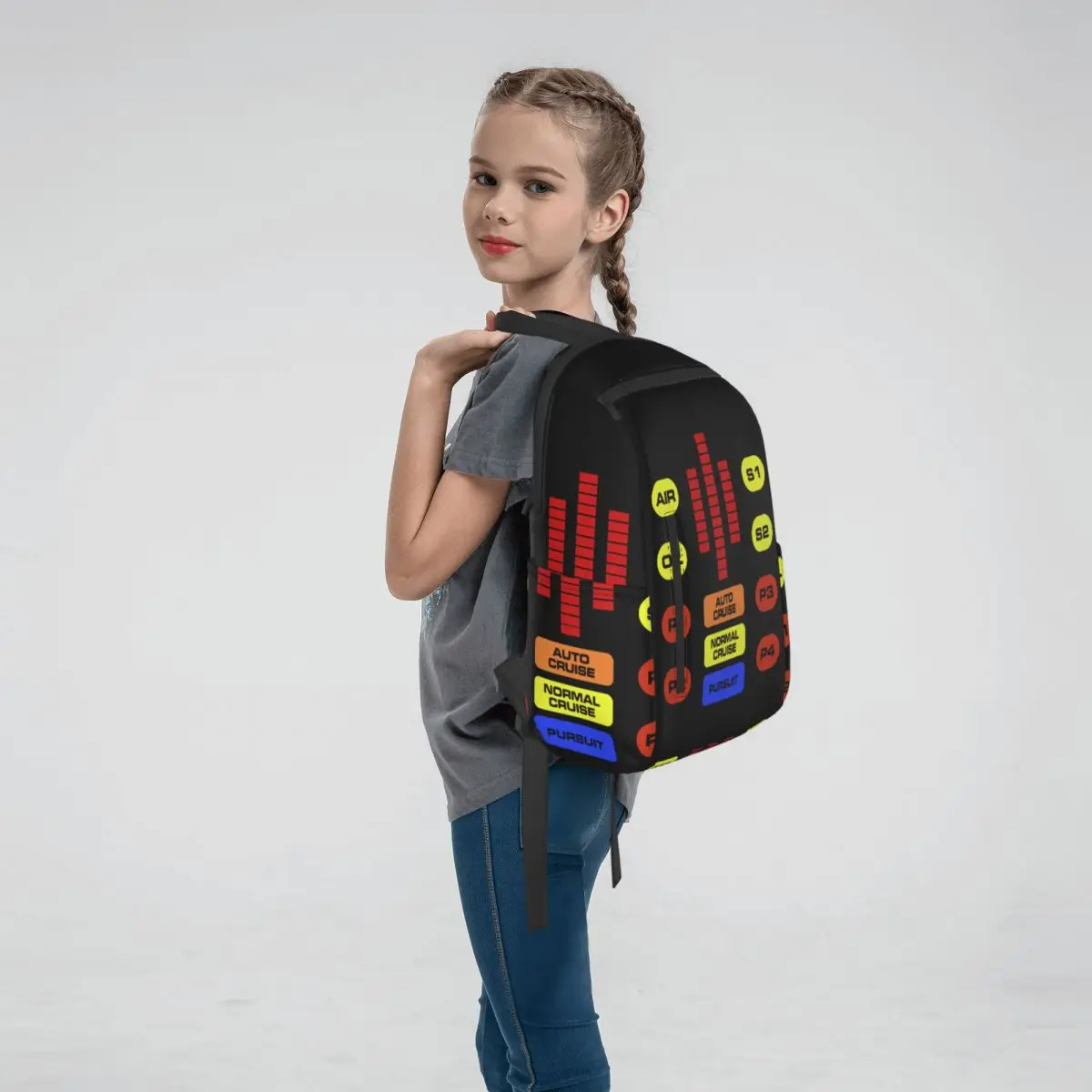 KITT Voice Box (Knight Rider) Backpack Large Capacity Boys Girls BookBag School Bag Shoulder Bags for Men Women