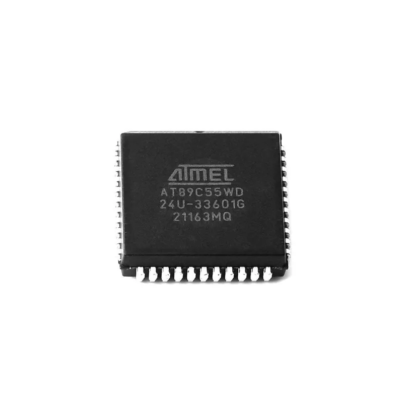 1~10pcs/lot AT89C55WD-24JU -24JI -24JC  PLCC-44 AT89C55WD AT89C55 100% Brand New Original