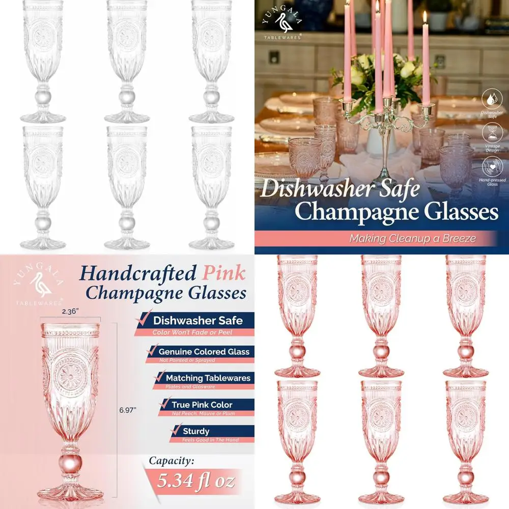 

Бокалы для шампанского в винтажном стиле для элегантных тостов и торжеств