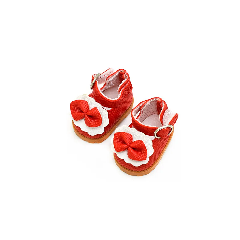 10cm Doll Clothes 3.5cm Length Leather Canvas Shoes Doll Shoes Doll Accessories Cultivate Hands-on Ability Children's Gift Toys image 3