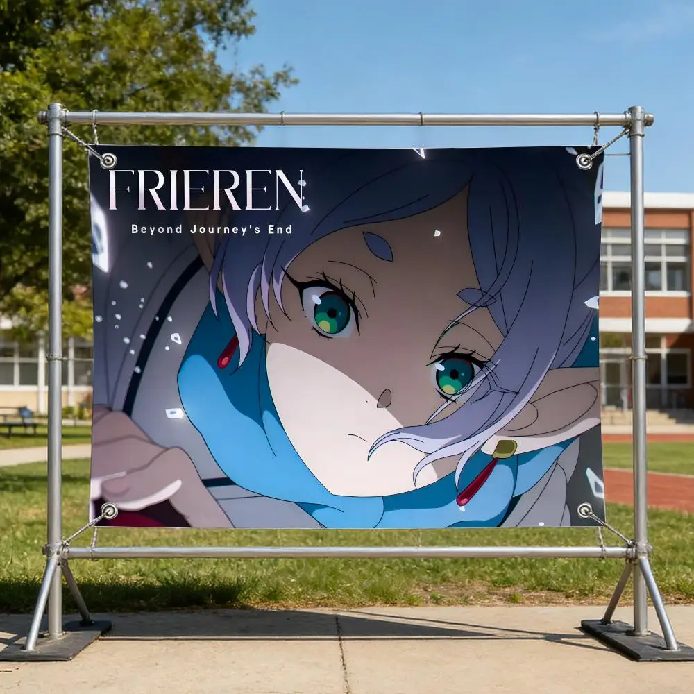 Anime Frieren: Beyond Journey's End Flags Specialized for indoor and outdoor home decorations, outdoor camping, and bar parties