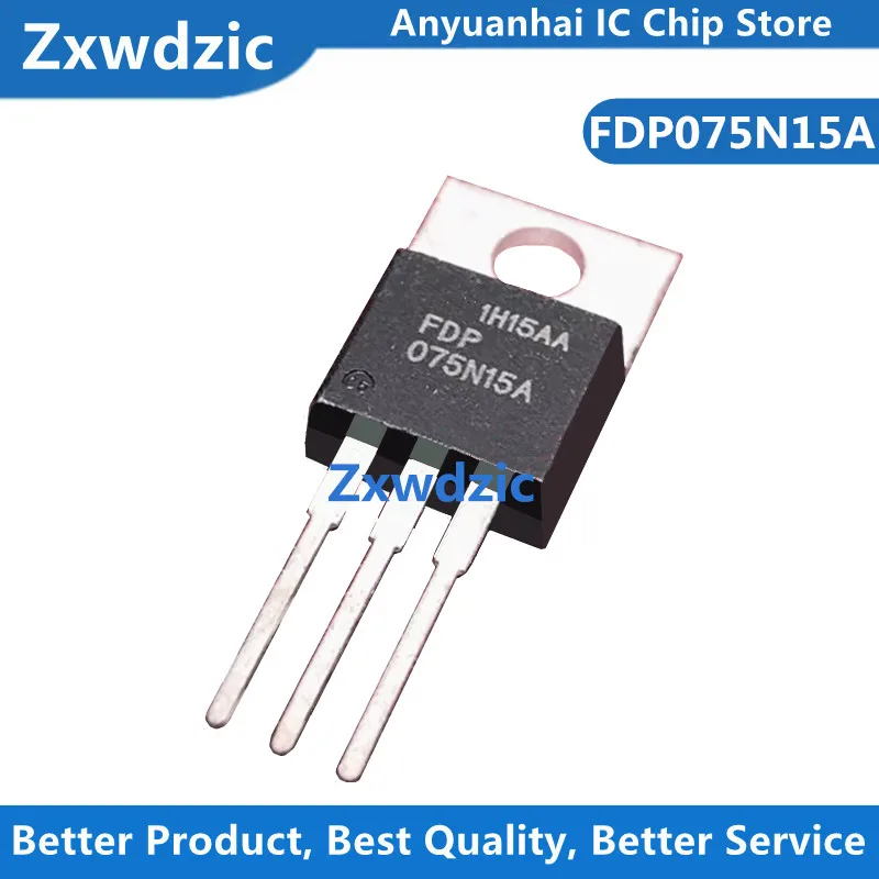 

10pcs New Original FDP075N15A 075N15A TO-220 MOSFET 130A150V