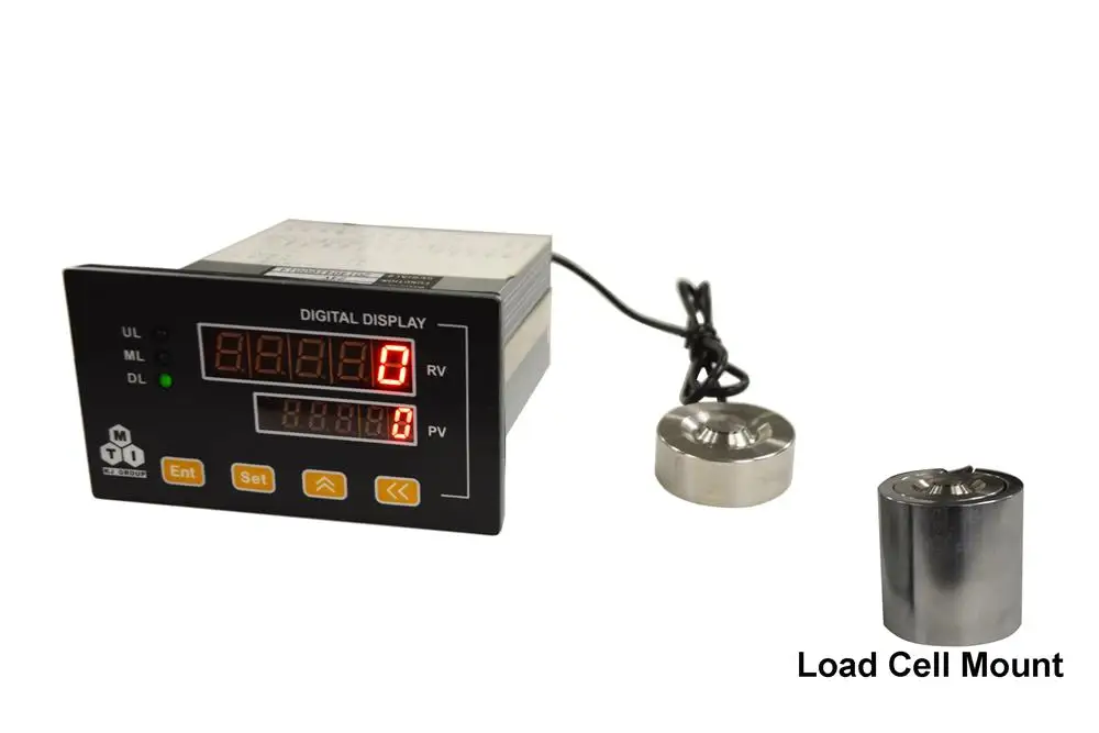 2025Pressure Calibration Kit: Load Cell (Unit Kg) + Load Cell Mount + Digital Meter Upto 5T - EQ-LC-KIT-5