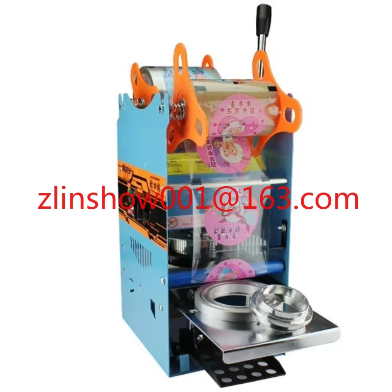 반자동 수동 버블티 밀크티 주스 컵 실링기, 간편 조작 스테인리스 스틸 알루미늄 호일 병 사용