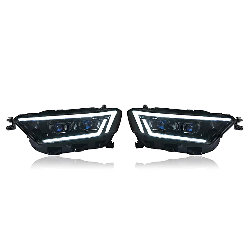 ROLFES 2x LED Headlight Head Lamp For VW T-ROC 2018-2020 Drl Dynamic Turn Signal Projector Lens Automotive Accessories