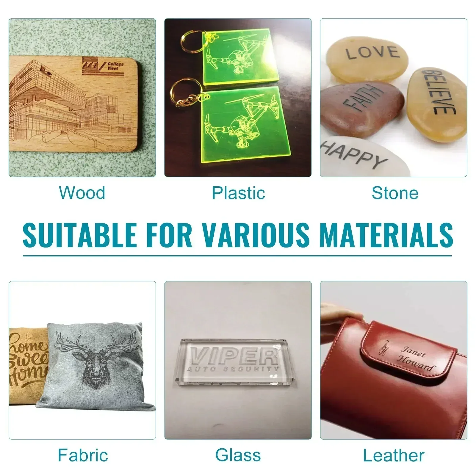 VEVOR 40W CO2 Laser Engraving and Cutting Machine, 220V Desktop, USB Direct Connection, Cooling System Included