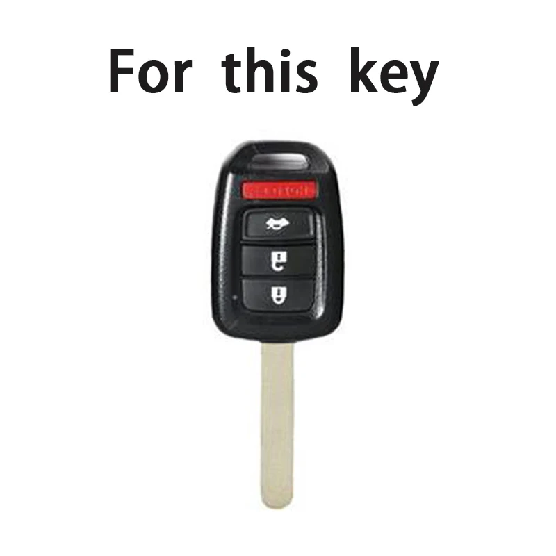 4 Buttons TPU Remote Key Shell For Honda Accord CR-V FIT XRV VEZEL CITY JAZZ CIVIC HRV FRV Remote Key Case Fob