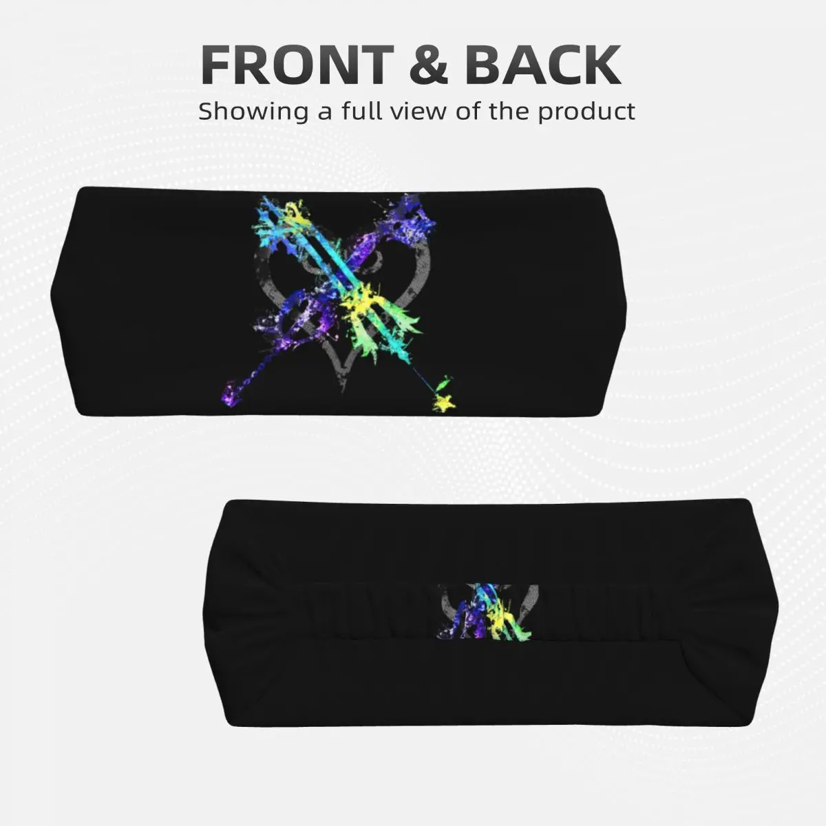 Custom Hope In The Darkness Gym Sweatbands Men Women Non Slip Absorbent Kingdom Hearts Anime Game Headbands Football