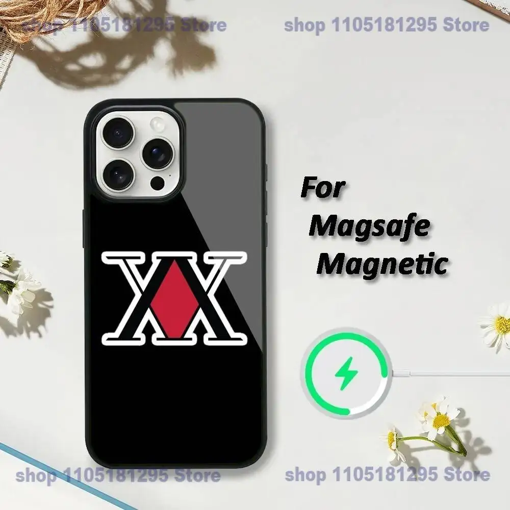 حافظة هاتف ترخيص Hxh Hunter X Hunter لهاتف iPhone 17,16,15,14,13,12,11,Plus,Pro,Max, Mini Magsafe شحن لاسلكي مغناطيسي