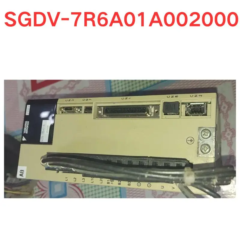 Used SGDV-7R6A01A002000 Servo driver Functional test OK