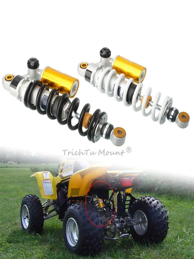 Amortisseurs d'air arrière réglables ATV, amortisseur de Suspension pour Yamaha Banshee YFZ350 1987 – 2006 YFZ350SE YFZ350SP YFZ350LE
