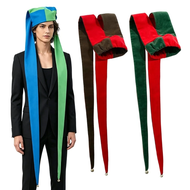 652F Hat with 2 Long Tail for Role Play Event Dressingup Photo Wear