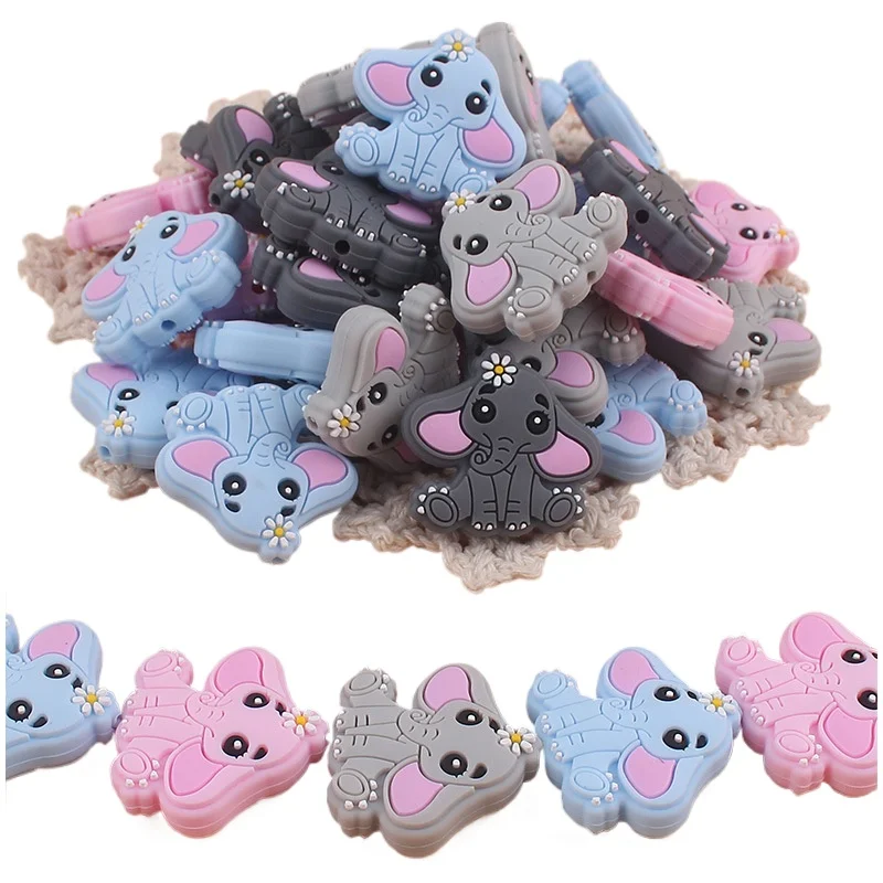 

20/50pcs Silicone Beads Food Grade BPA Free Focal Beads Teething Beads For DIY Jewelry Making Pacifier Clips Keychains Wholesale