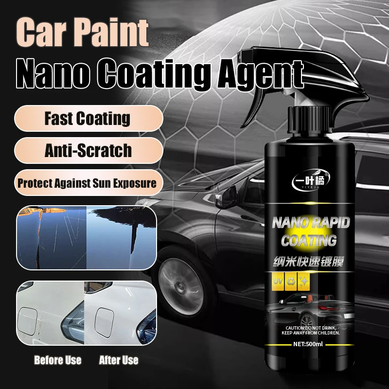 

Спрей с нанопокрытием для автомобилей, жидкая керамическая краска, защита, быстрая полировка, гидрофобная детализация автомобиля для блеска поверхности автомобиля