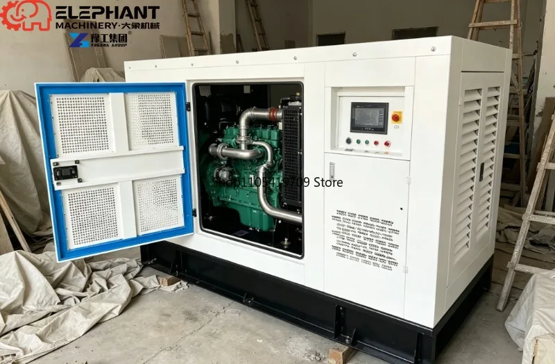 Top Quality 100kW Three Phase Diesel Generator Set 400V 230V Output Emergency Power Supply For Small Factory