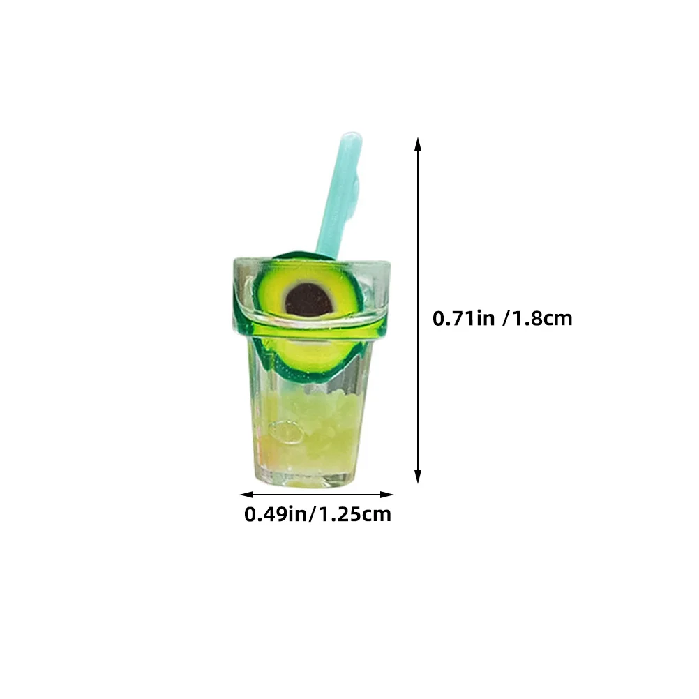 15 قطعة زجاجات مشروبات صغيرة مقلدة مختلط الألوان البلاستيك وهمية المشروبات ديكور للمنزل الصغير اكسسوارات المطبخ التظاهر اللعب مجموعة #4