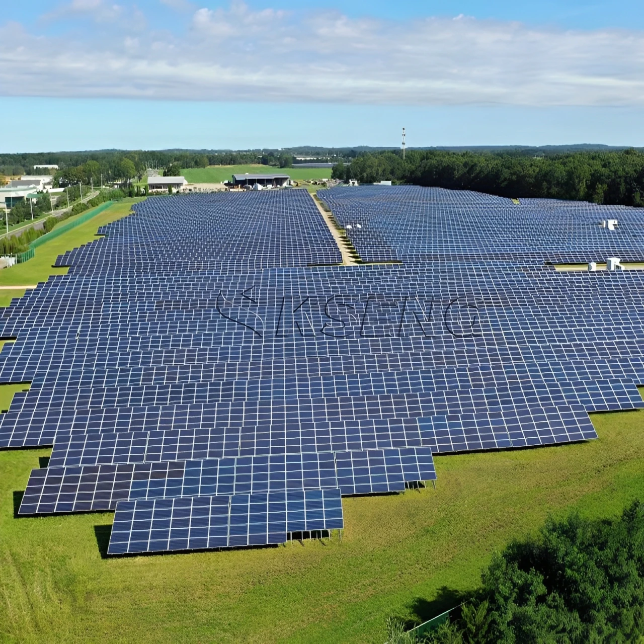 1 MW High Efficiency Agricultural Solar Farm System Ground Mounting PV Power Farm Solar Mounting System