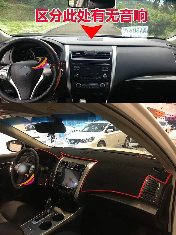 

For 2014-18 Nissan Teana III L33Z XV Dashmat Dashboard Cover Instrument Panel Insulation Sunscreen Protective Pad Ornaments