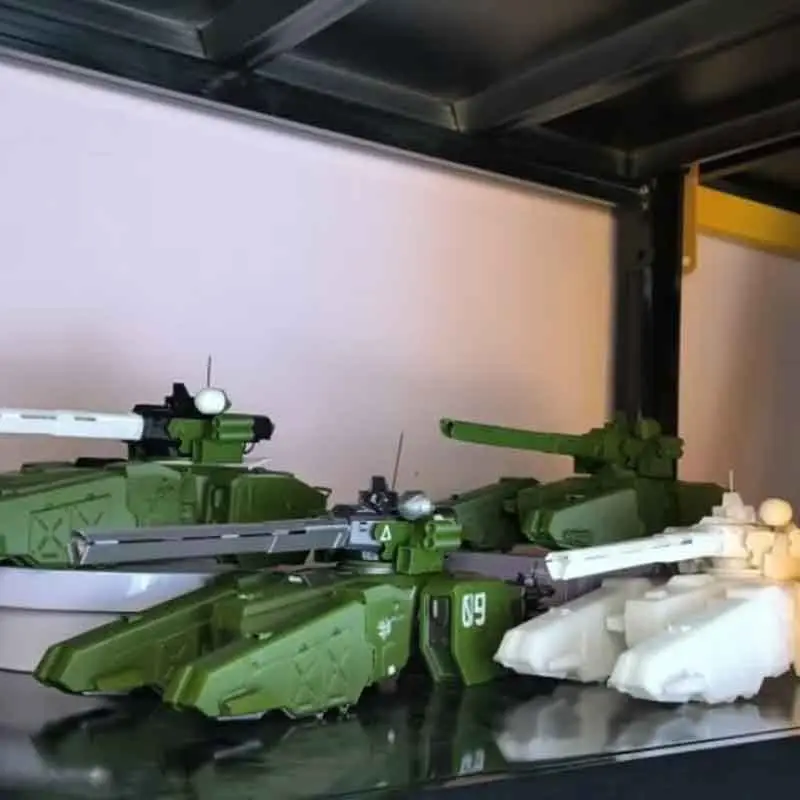Futuristic Sci-Fi Hover Tank 3D Printed Model, Trackless Armored Mecha Vehicle, Wargame Hobby Collection