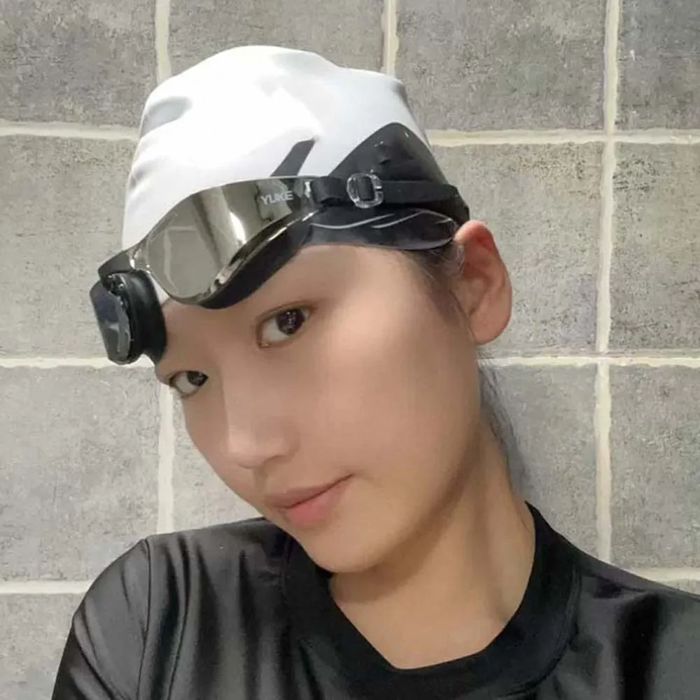 

Waterproof Swimming Goggles Electroplating PU Big Frame Anti-UV Swim Glasses Detachable Nosepiece 3D Fit Anti-fog Swim Eyewear
