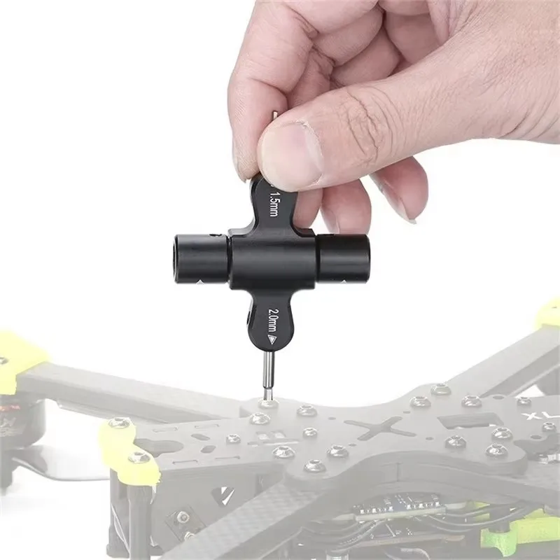 

Трещотка M3 M5, винтовые гайки, шестигранные отвертки 1,5 и 2,0 мм, быстроразъемный инструмент для пропеллера для квадрокоптера RC Drone FPV