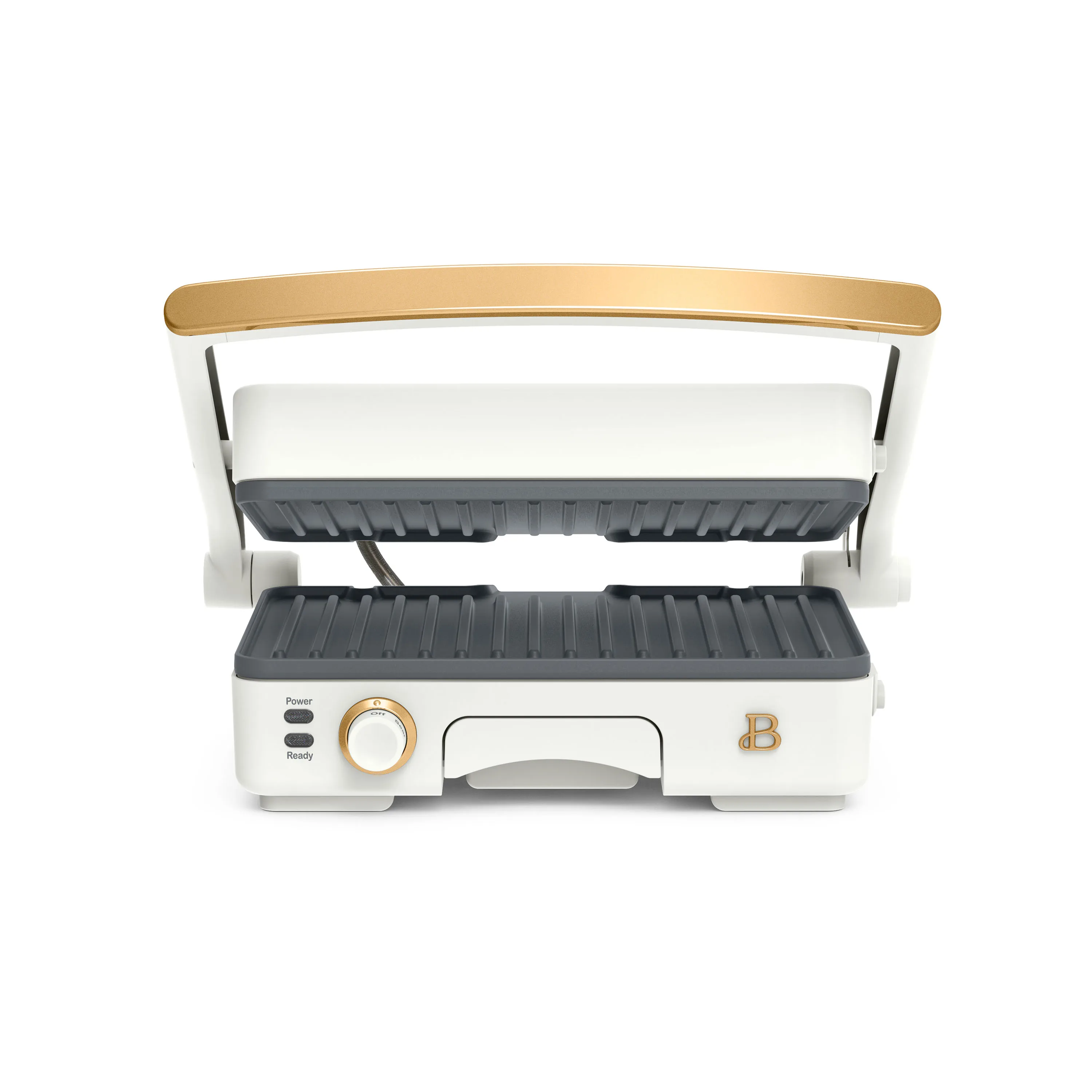 

2-in-1 Panini Press & Grill with Detachable Plates, White Icing by Drew Barrymore