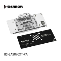 Barrow BS-SA9070XT-PA GPU Water Block Use for Sapphire Radeon RTX 9070 XT GAMING Nitro+ Video Card / Copper Cooling Radiator