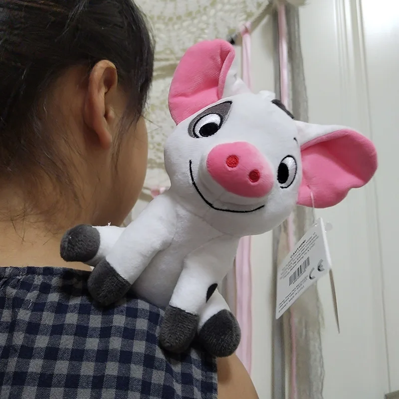 

15cm Kawaii Shoulder Buddy disney Pua Moana Plush Toys Pig Stuffed Animal Funny Gifts For Adults Friends Dolls For Little Girls