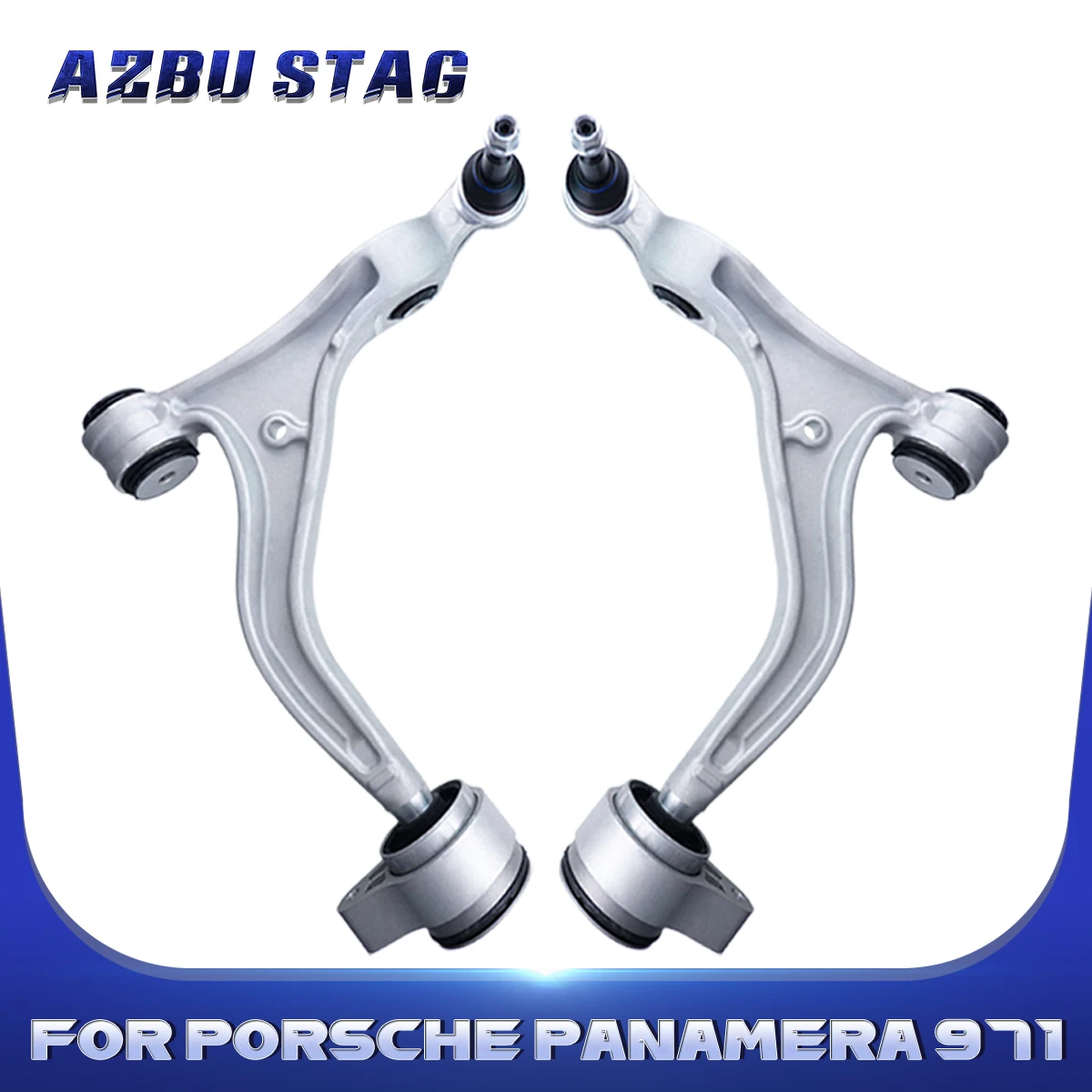 

AzbuStag 2Pcs Front Lower Control Arm Assembly Left Right Suspension for Porsche Panamera Sport Turismo971 2017