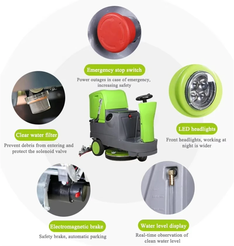 New Cleaning Machine Electric Floor Cleaning Scrubber Machine