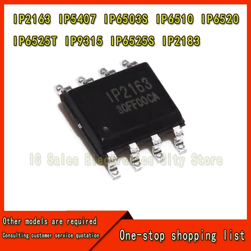 (5 Stuks) 100% Nieuwe Ip2163 Ip5407 Ip6503 S Ip6510 Ip6520 Ip6525T Ip9315 Ip6525S Ip2183 Sop-8 Chipset