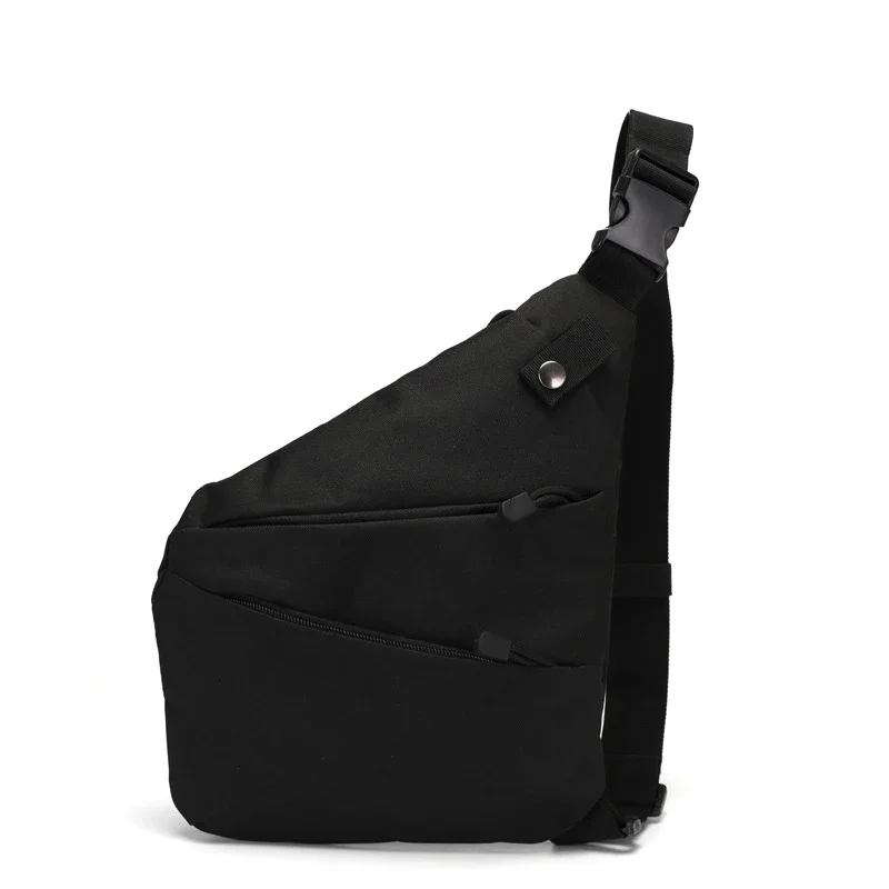 DIENQI Anti-diefstal Mannen Borst Tas Waterdichte Borst Pakken Reizen Persoonlijke Zak Tactische Mannelijke Sling Bag Borst Cross body tas Pauch