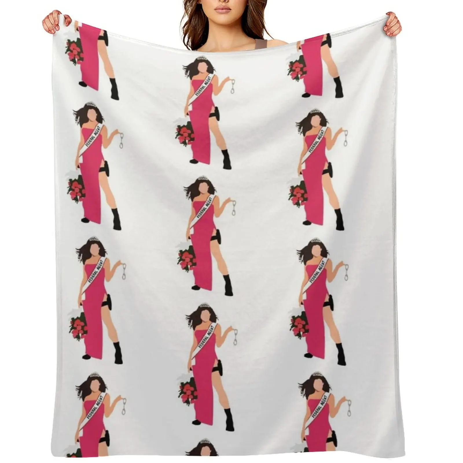 

Miss Congeniality Throw Blanket Luxury Brand Thermal Thins Blankets