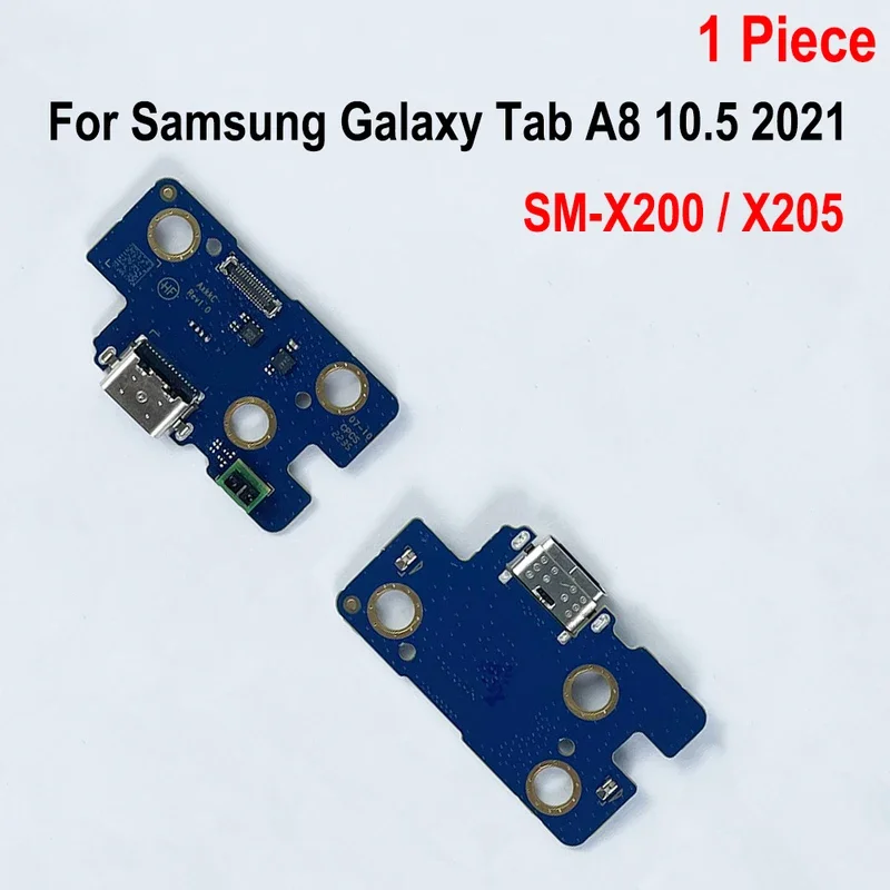 USB Charge Port Jack Dock Connector Charging Board Flex Cable For Samsung Galaxy Tab A8 10.5 2021 / SM-X200 / X205 Replacement